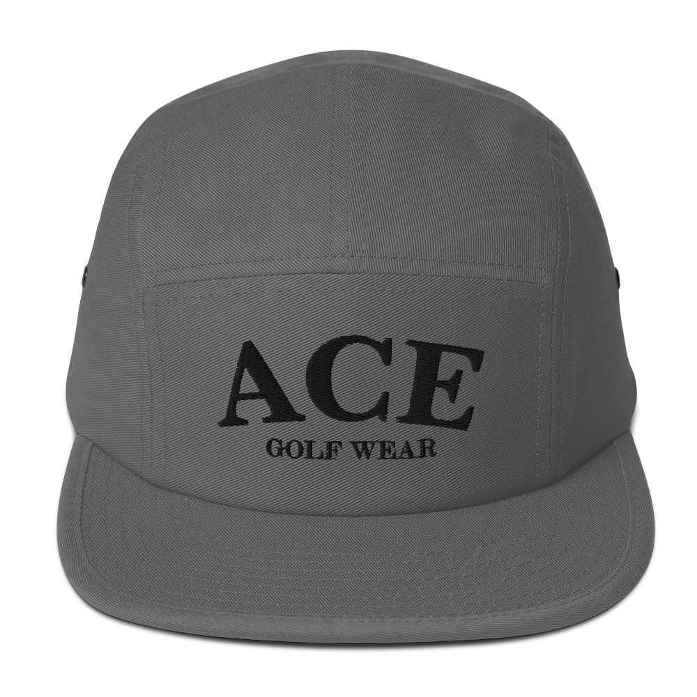 Ace Is The Word Five Panel Cap Grey/Black