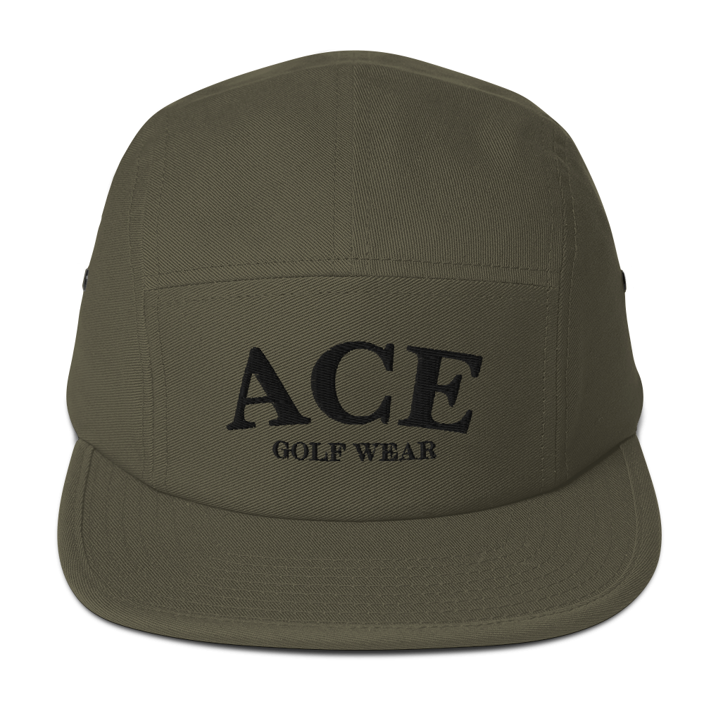 Ace Is The Word Five Panel Cap Olive/Black