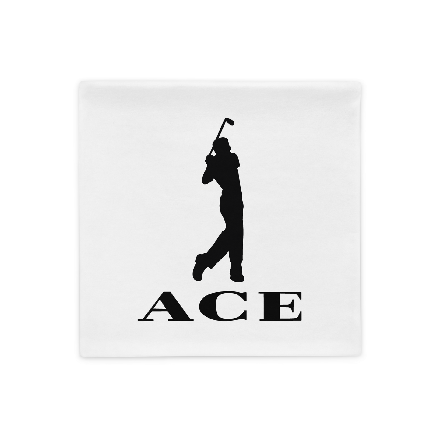 Ace Logo Pillow Case/White