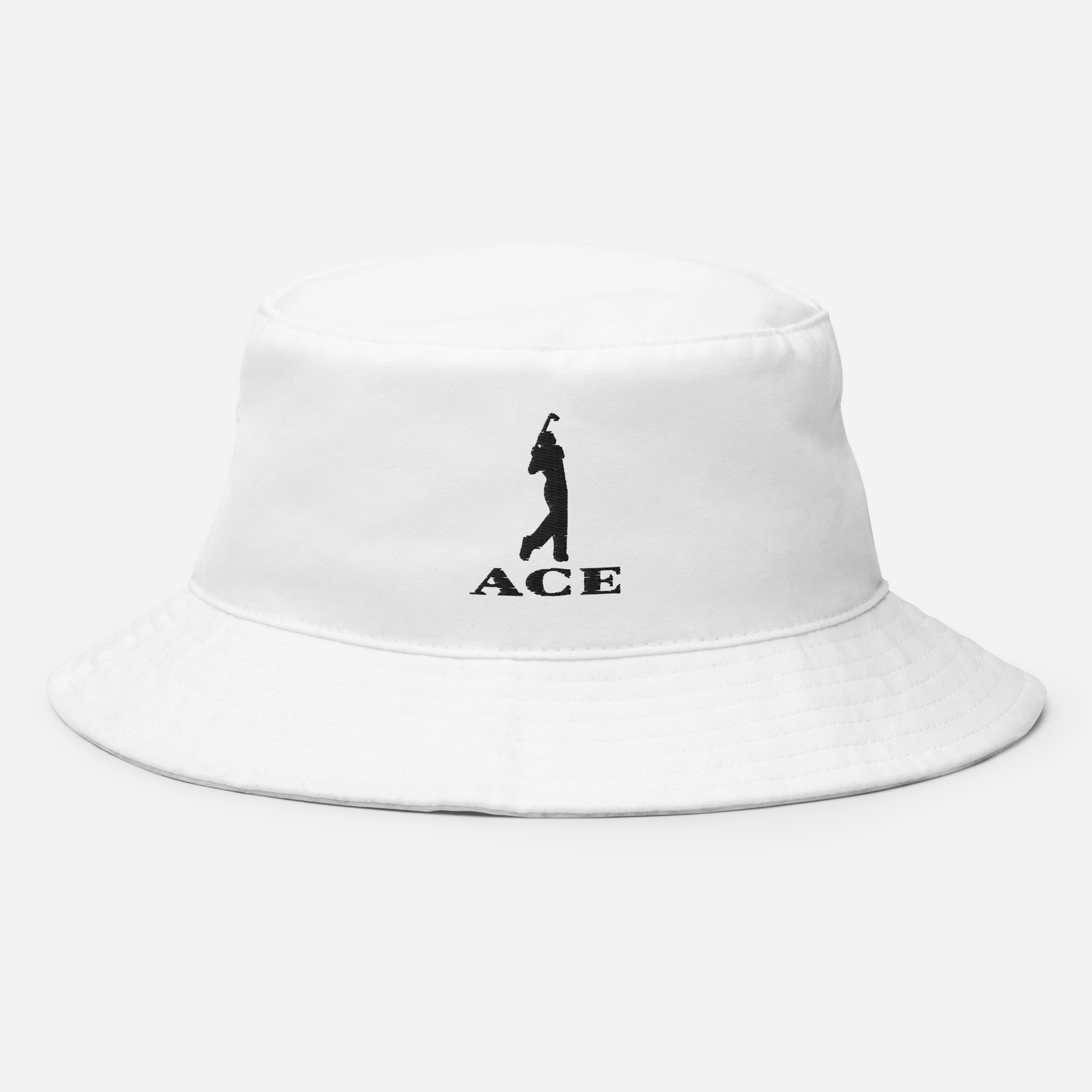 Ace Logo Bucket Hat White/Black