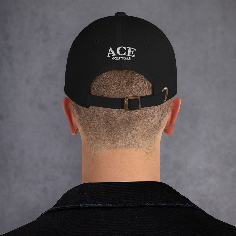 Ace Classic Dad Hat Black/White