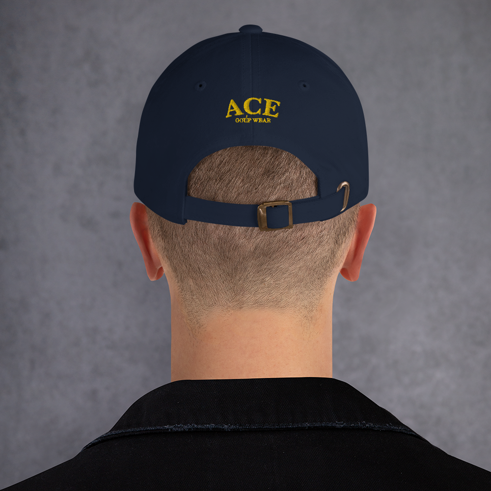 Ace Classic Dad Hat Navy/Yellow