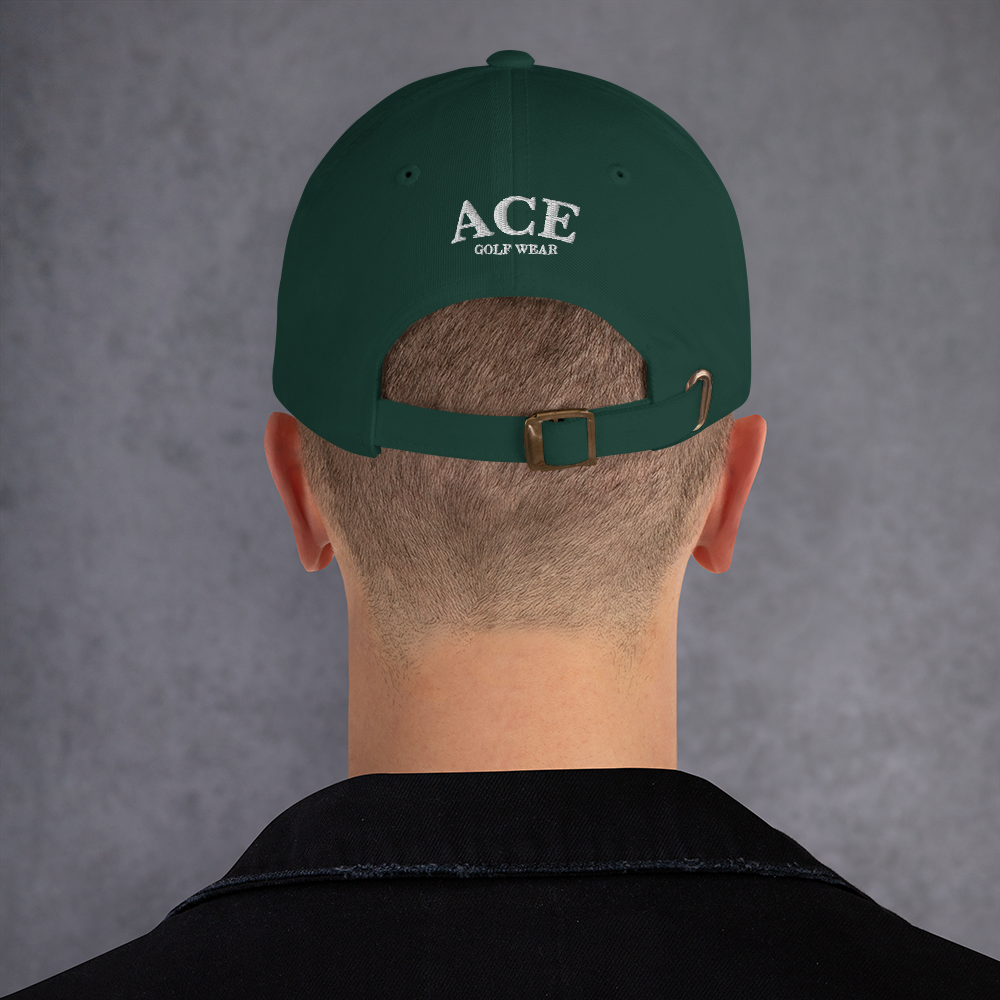 Ace Classic Dad Hat Spruce/White