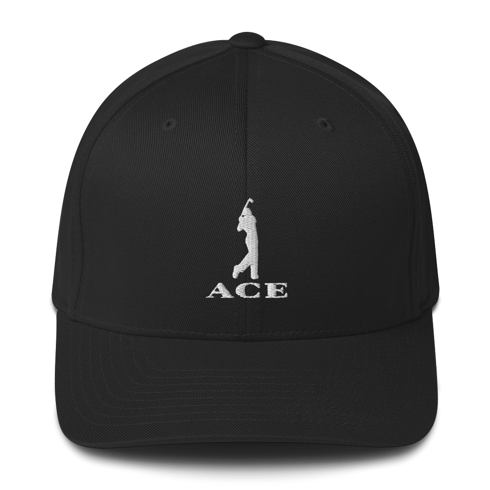 Ace Logo FlexFit Hat Navy/White