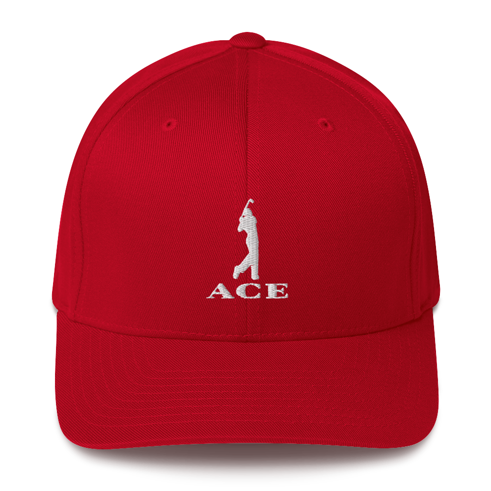 Ace Logo FlexFit Hat Navy/White