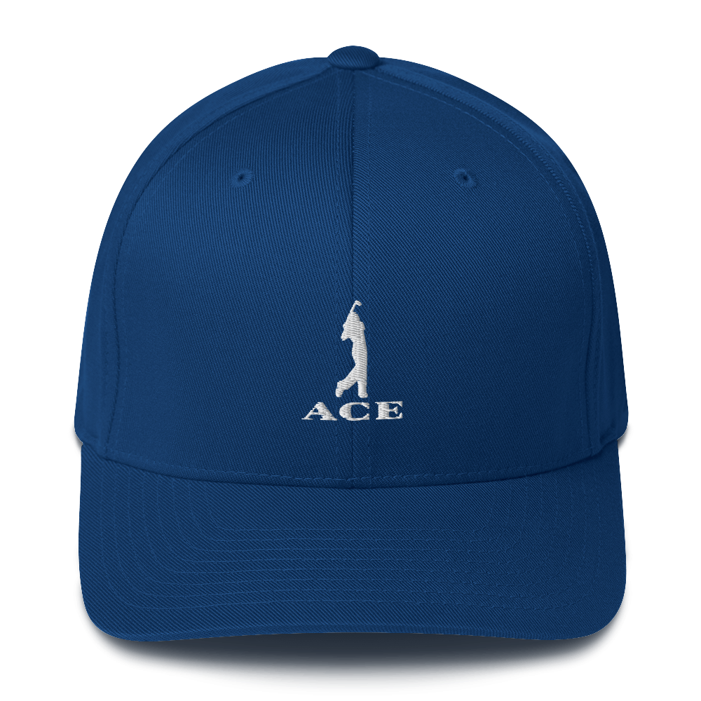 Ace Logo FlexFit Hat Royal Blue/White