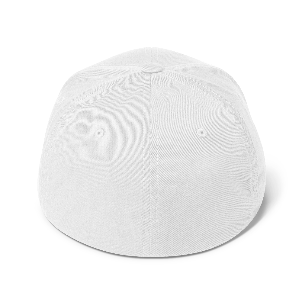 Ace Logo FlexFit Hat White/Black