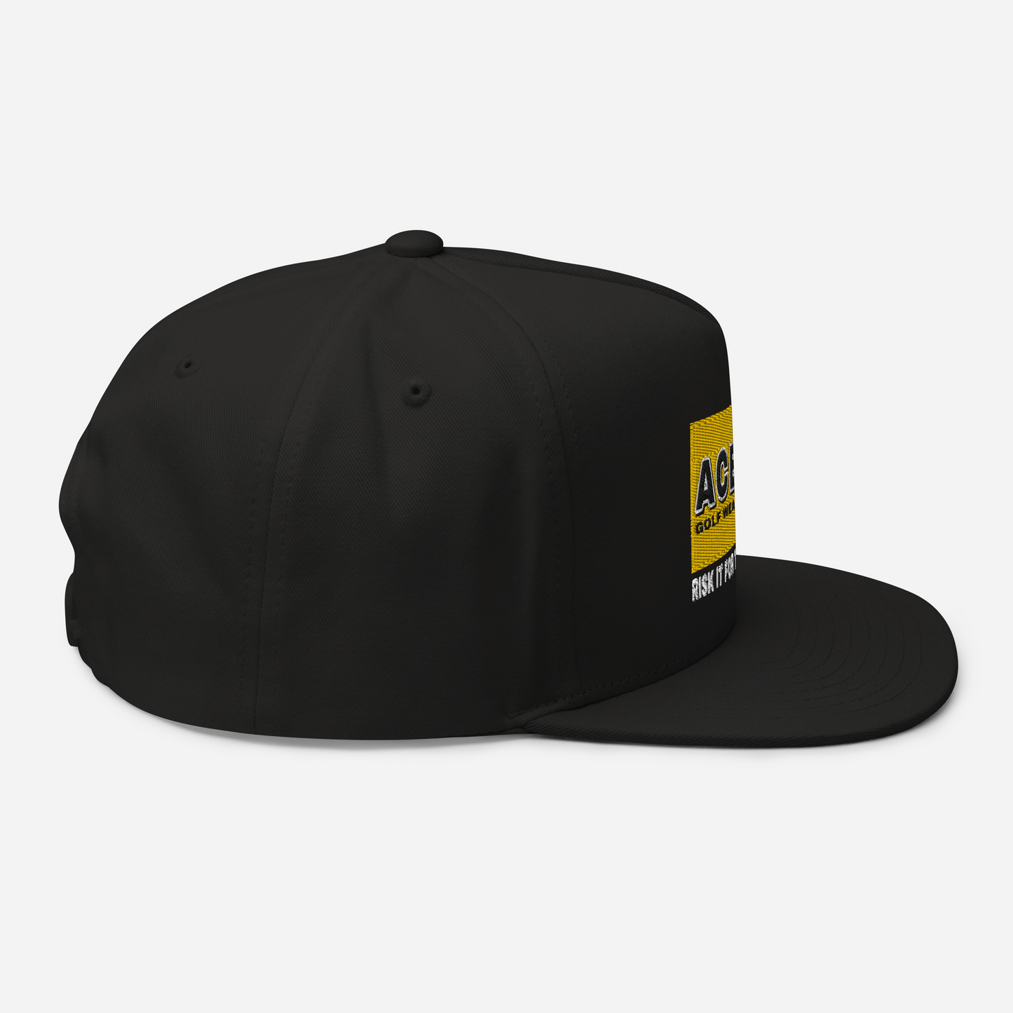 Risk It Flat Bill Hat/Black