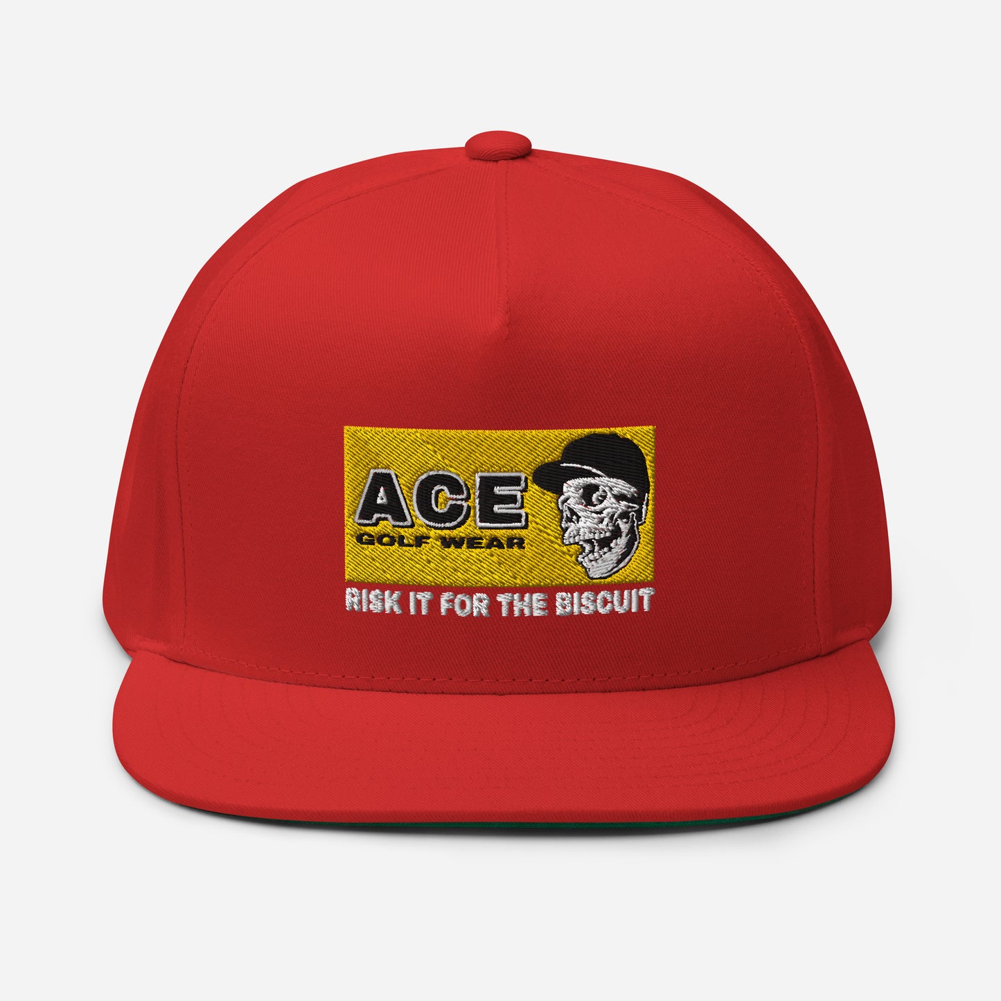 Risk It Flat Bill Hat/Red