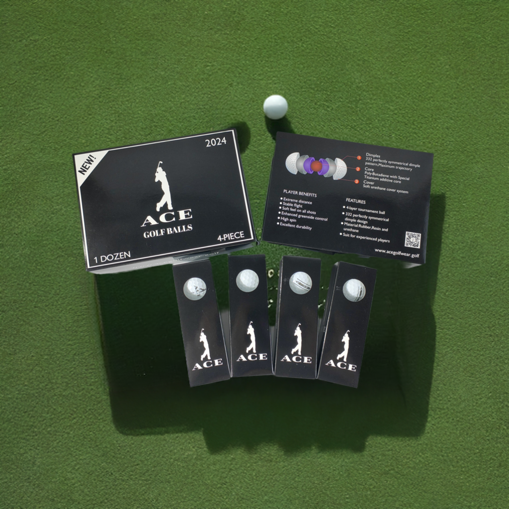 Ace Golf Balls 4-Piece Tournament Golf Ball