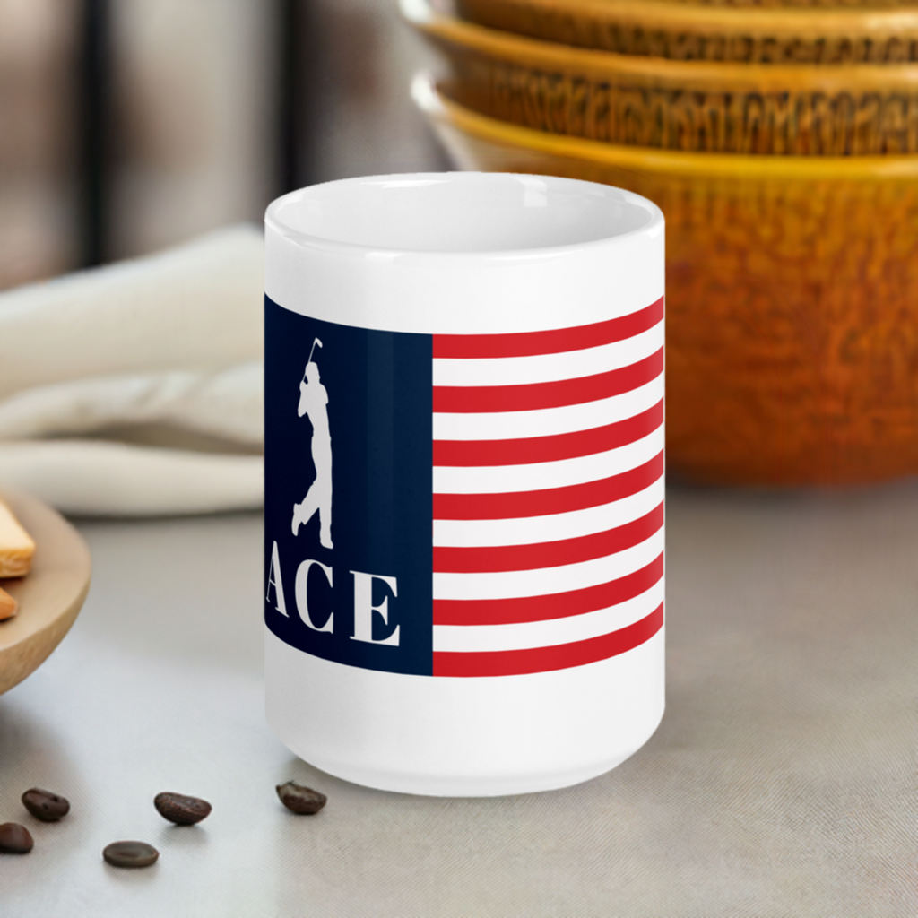 Ace Flag 15oz. White Glossy Mug