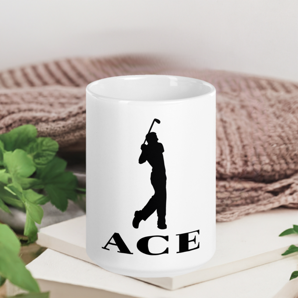 Ace Logo 15oz Mug/White