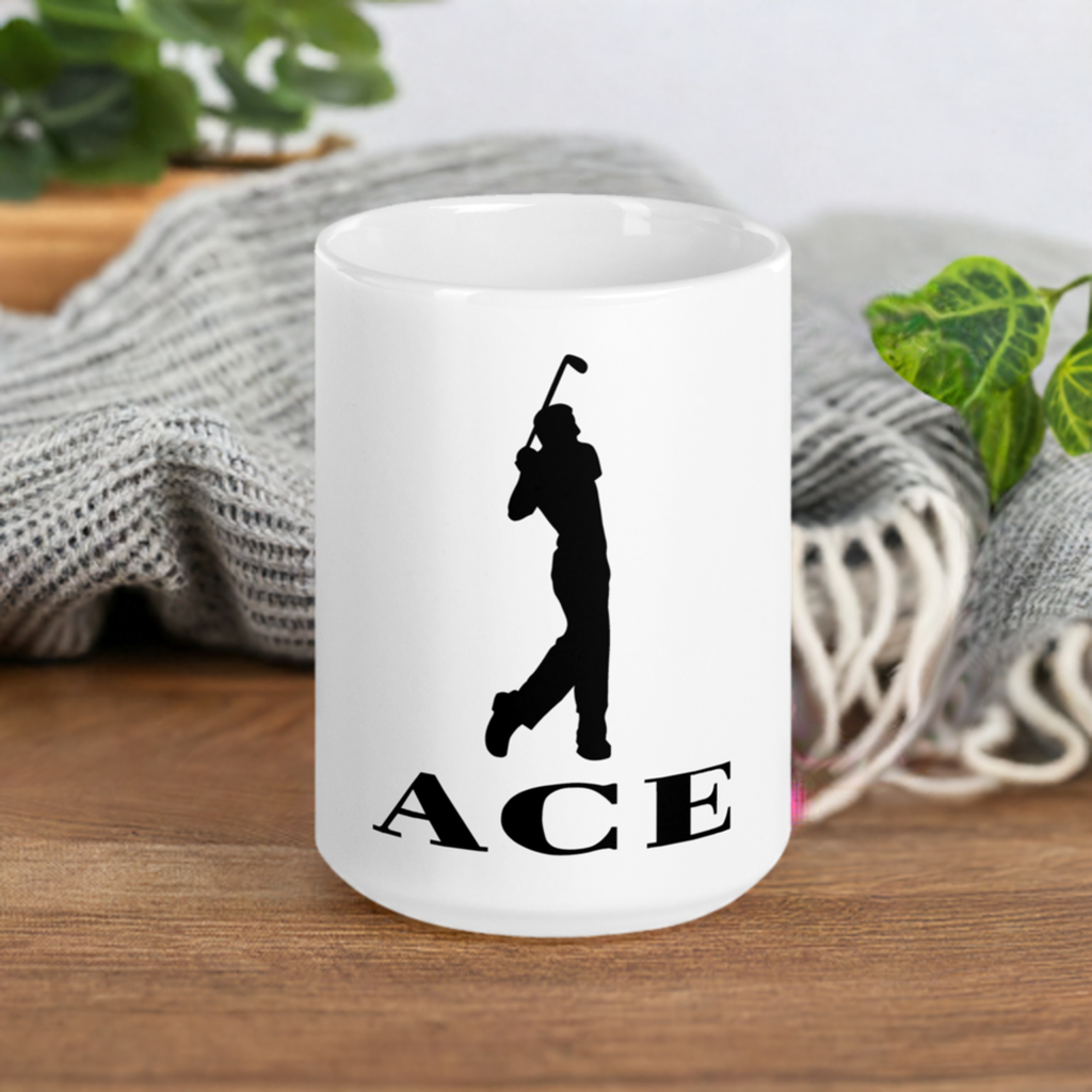 Ace Logo 15oz Mug/White