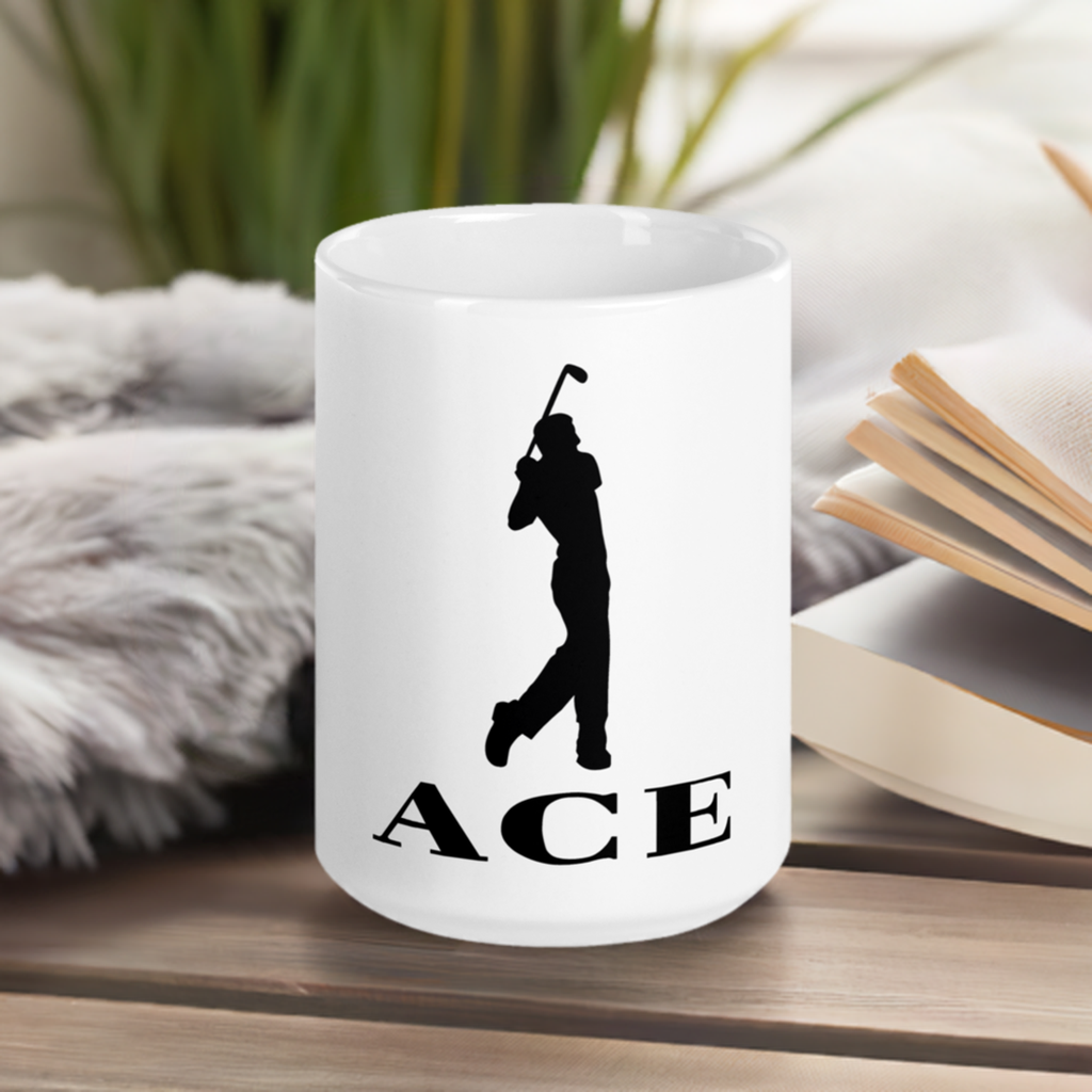 Ace Logo 15oz Mug/White