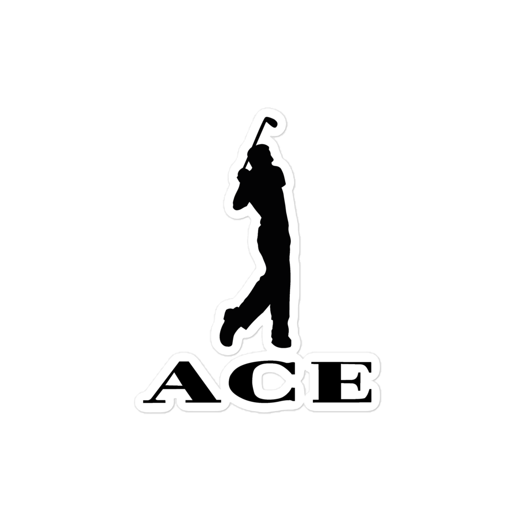 Ace Logo Sticker 4x4