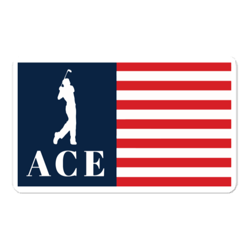 Ace Flag Sticker 5x5