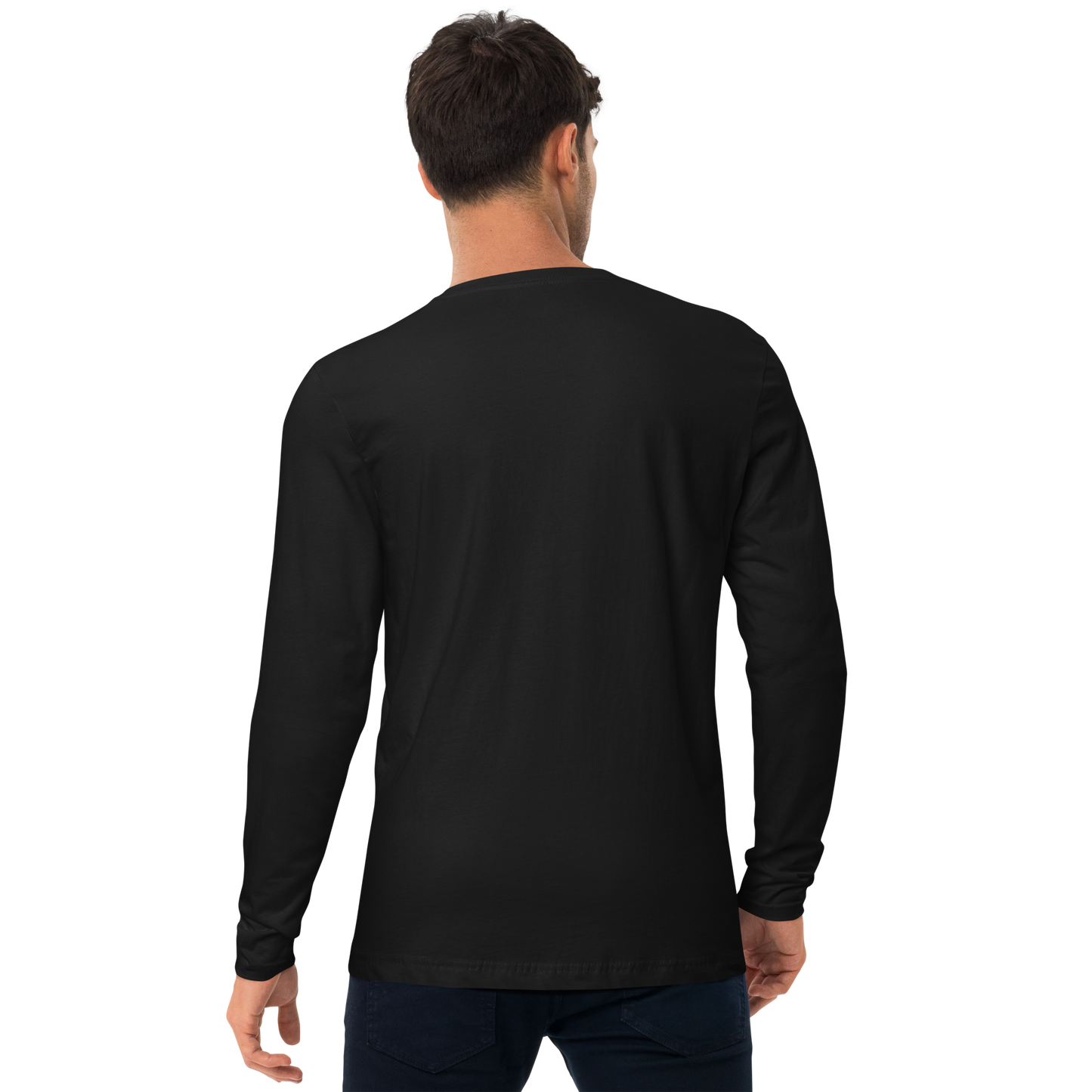 Ace Est.1868 Long Sleeve Shirt Front Print Only /Black