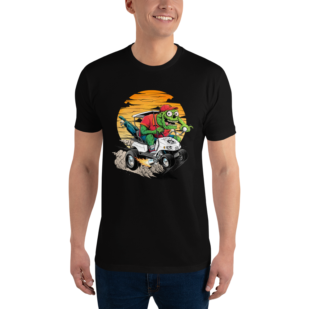 Rat Fink Golfer T-shirt/Black