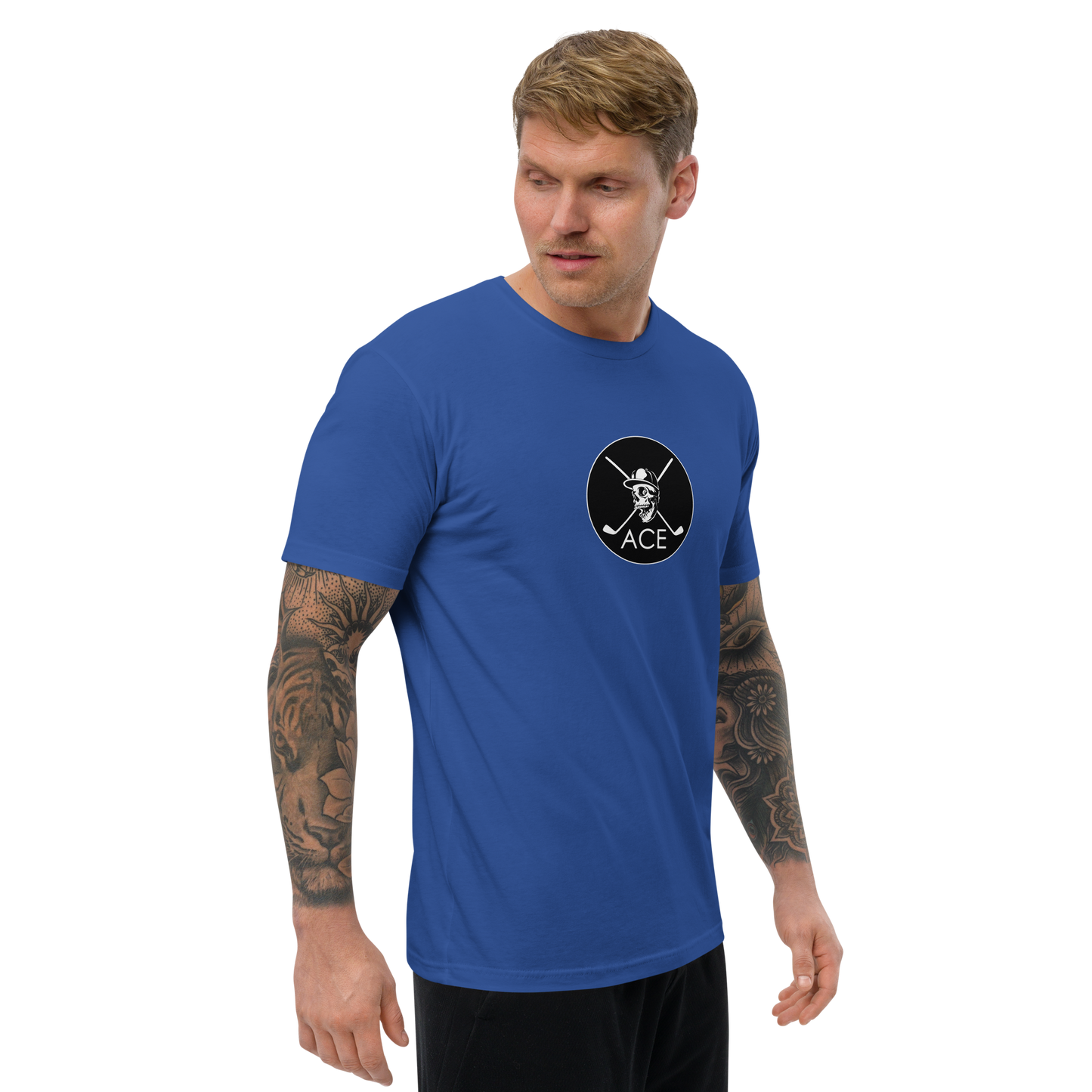 Skull & Sticks T-shirt/Royal Blue