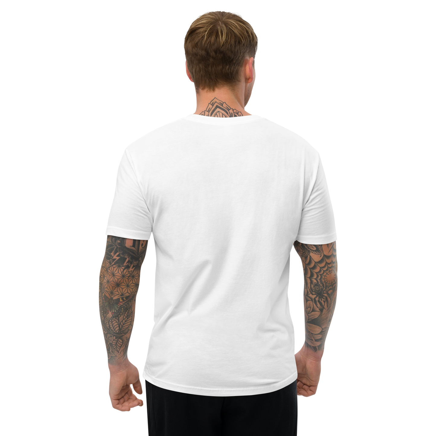 Ace Logo Front Print T-shirt/White