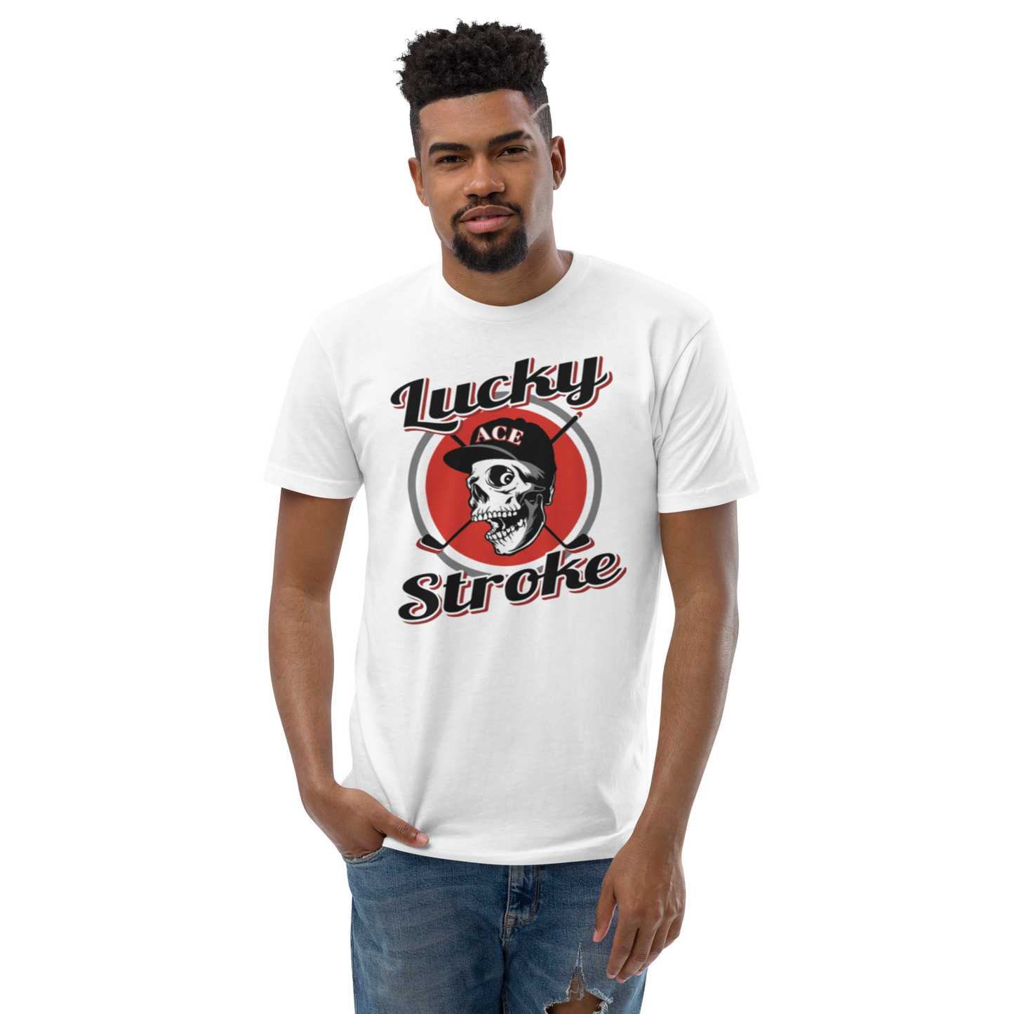 Lucky Stroke T-shirt/White