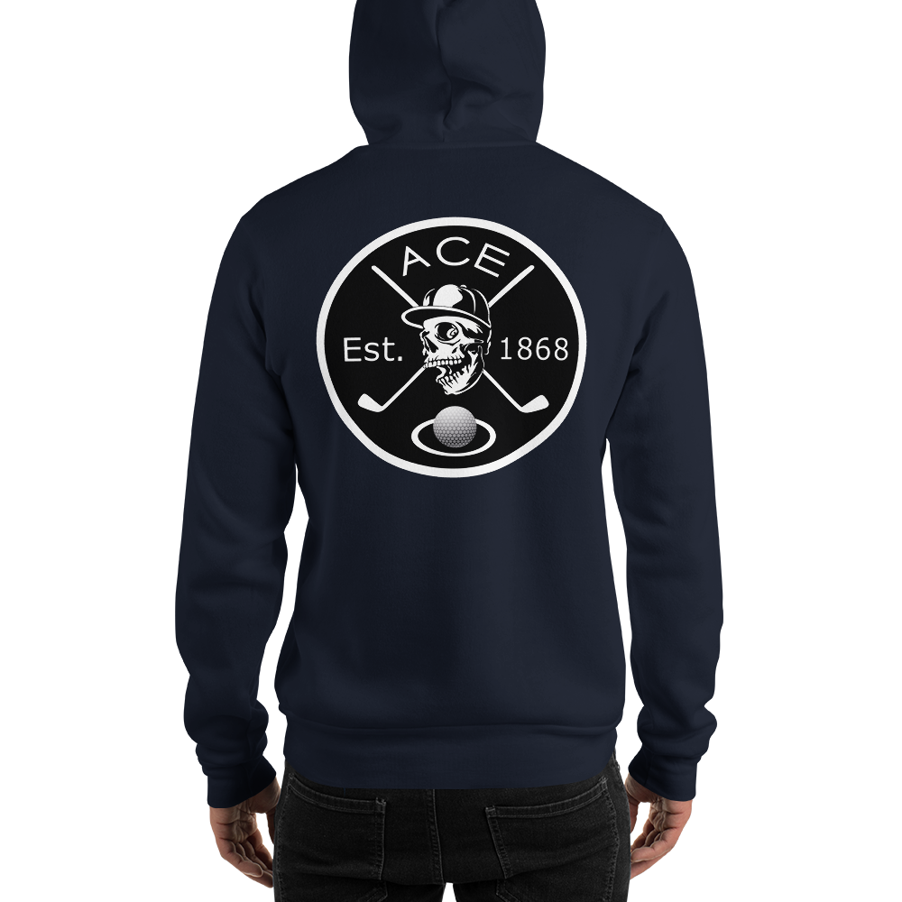 Skull & Sticks Hoodie/Navy