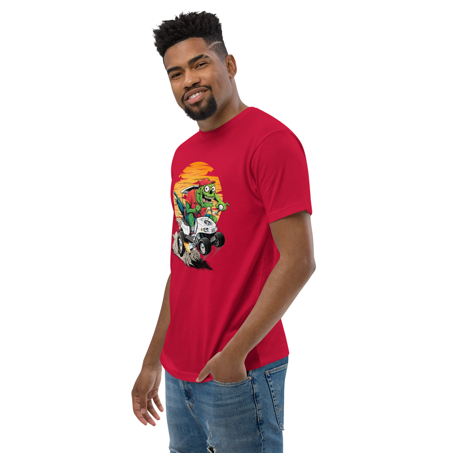 Rat Fink Golfer T-shirt/Red