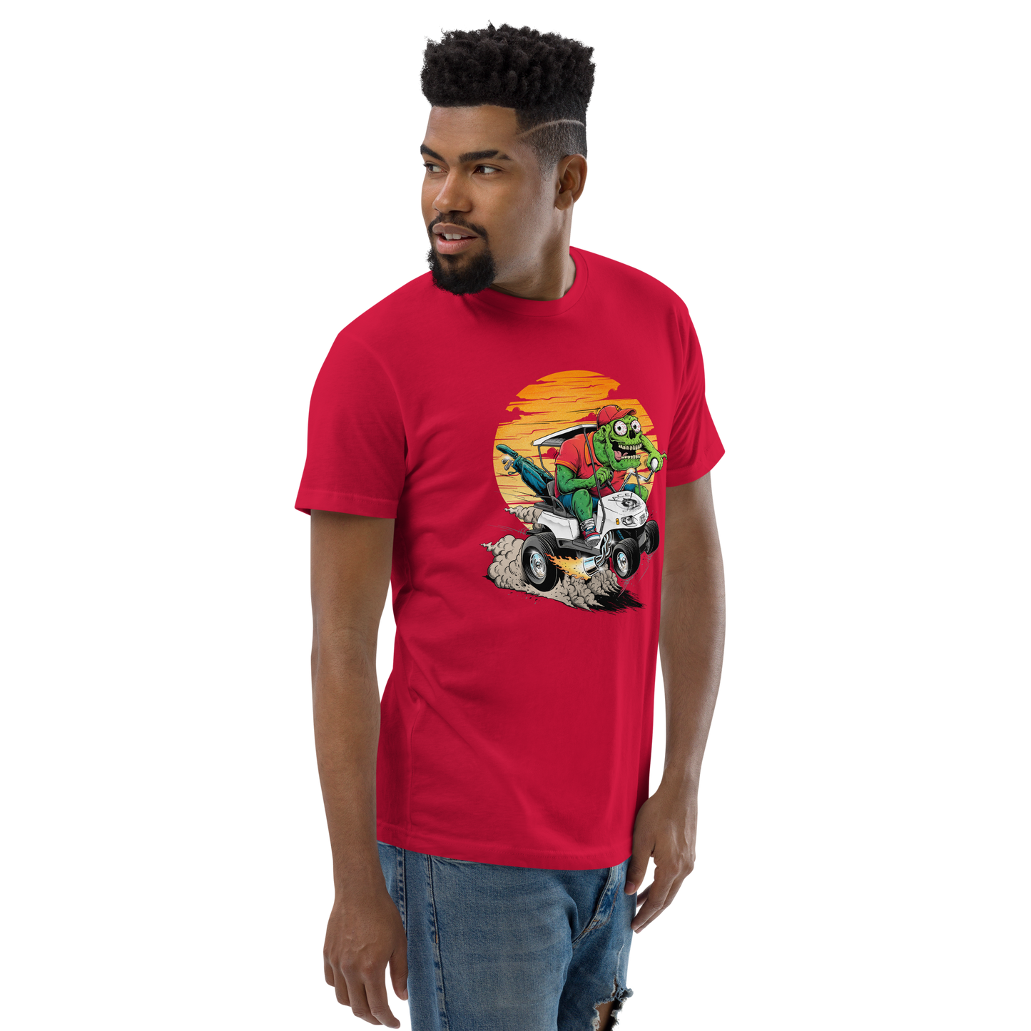 Rat Fink Golfer T-shirt/Red