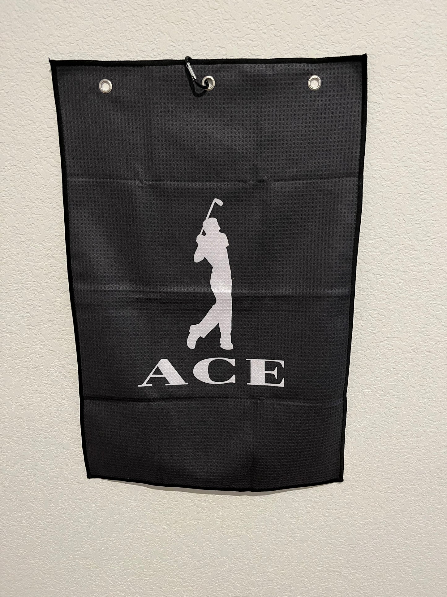 Ace Golf Towel /Black