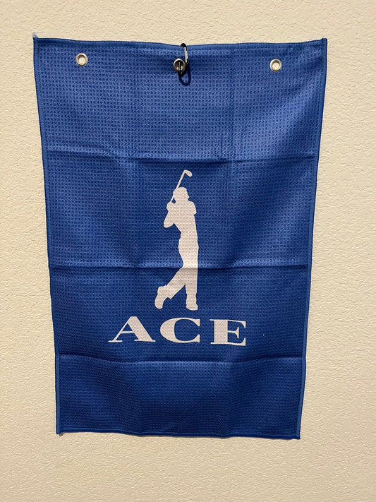 Ace Golf Towel /Royal Blue