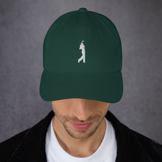 Ace Classic Dad Hat Spruce/White