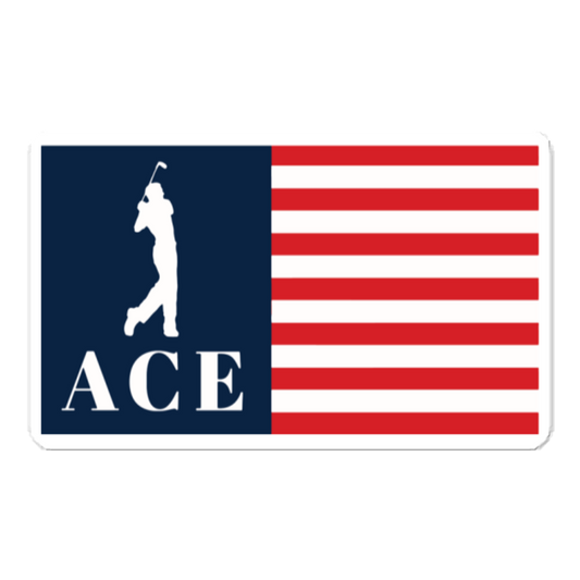 Ace Flag Sticker 5x5