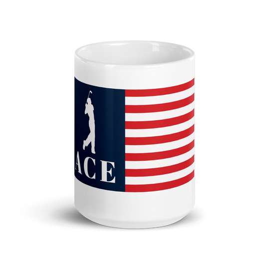 Ace Flag 15oz. White Glossy Mug